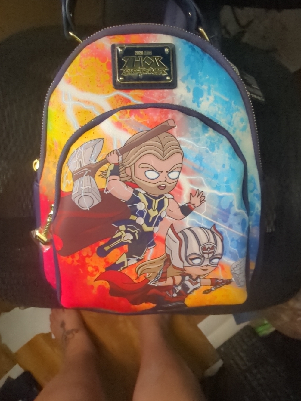 Hot Topic Multicolor Thor Mini Backpack